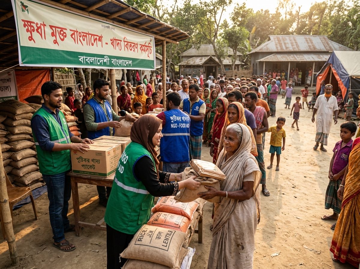 খাদ্য সহায়তা ও ত্রাণ বিতরণ কর্মসূচি